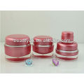 5ml 15ml 20ml 30ml 50ml 100ml 200ml Round Red Acrylic Jar Cosmetic Packaging